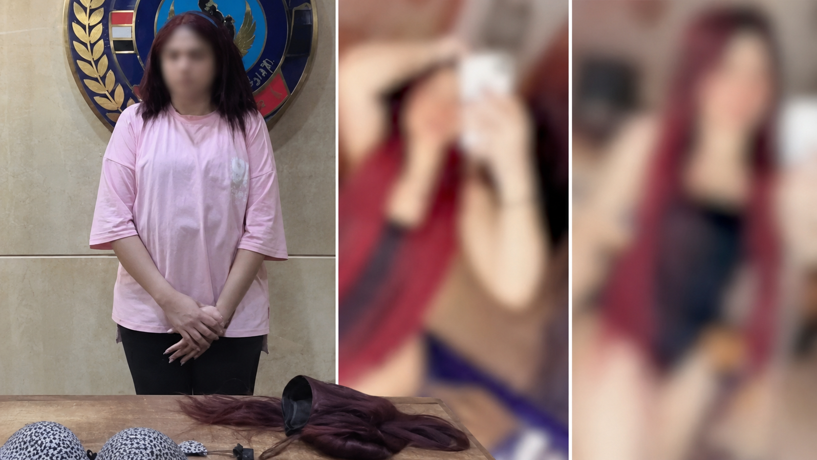 «فيديوهات مخلة وأموال من الضحايا».. ضبط شاب بتهمة التشبه بالنساء والتحريض على الفجور